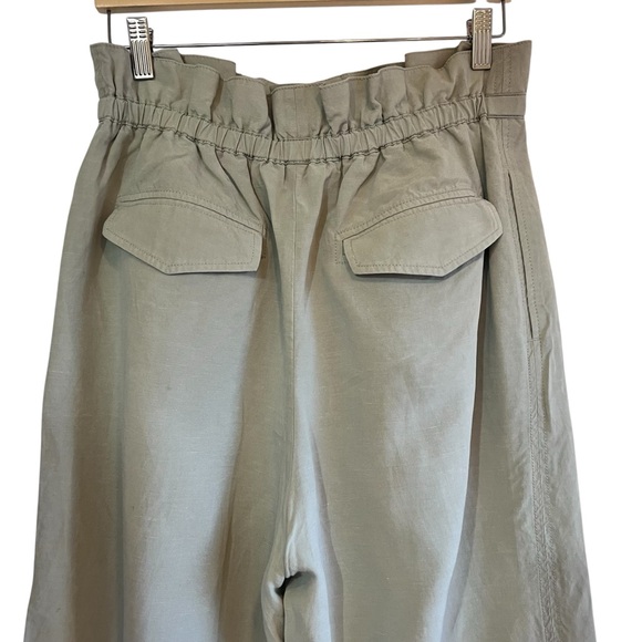 Club Monaco Anreannah Paperbag High Waist Crop Pants size 10 excellent condition - Picture 11 of 15